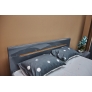 Кровать с подъёмным механизмом Стокгольм (серый)